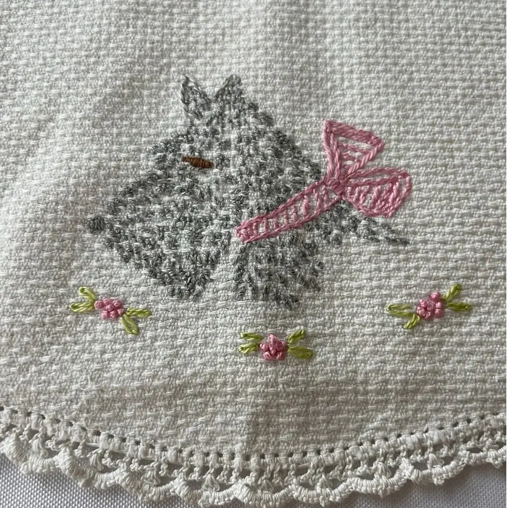14 x 10 Vintage Schnauzer Dog Accent Pillow Case Rectangular Small